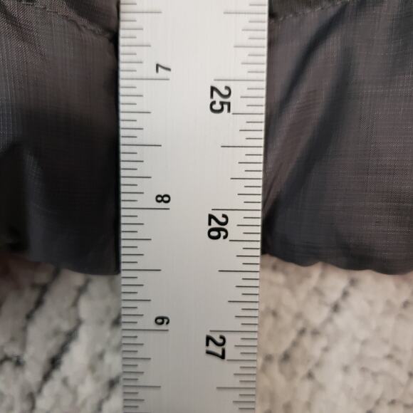 Spyder Down Puffer Jacket Womens M Gray Pink Hooded Zip Winter Ski Luxe 38x26 - Picture 10 of 14